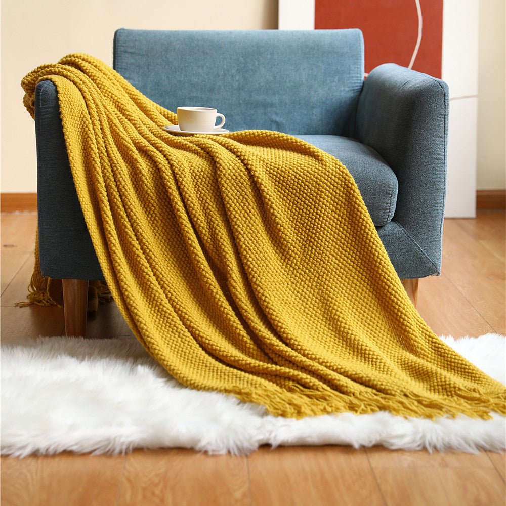 Ultra Soft Chunky Chenille Blanket