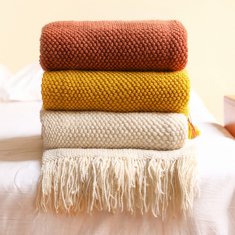 Ultra Soft Chunky Chenille Blanket