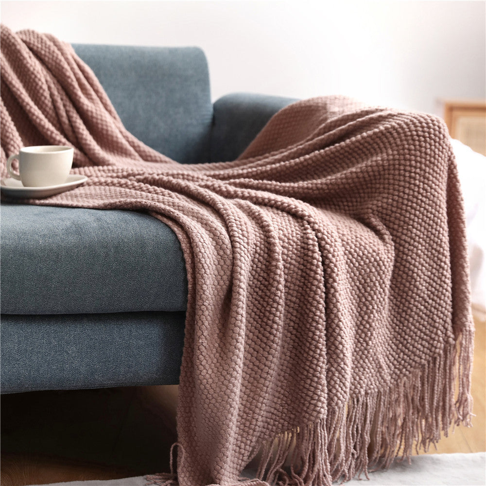 Ultra Soft Chunky Chenille Blanket