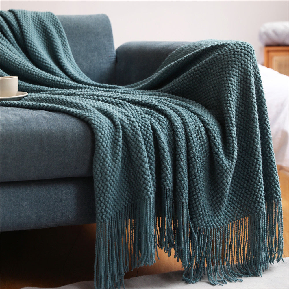 Ultra Soft Chunky Chenille Blanket