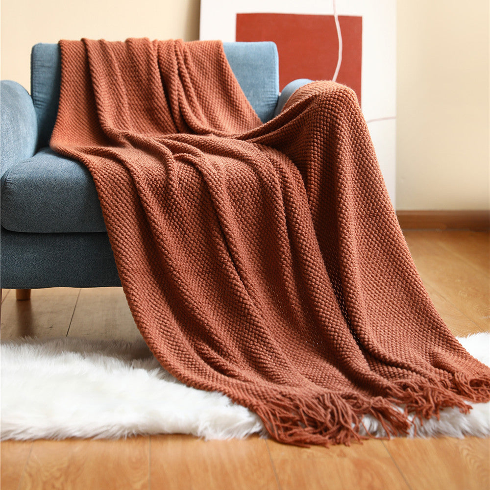Ultra Soft Chunky Chenille Blanket