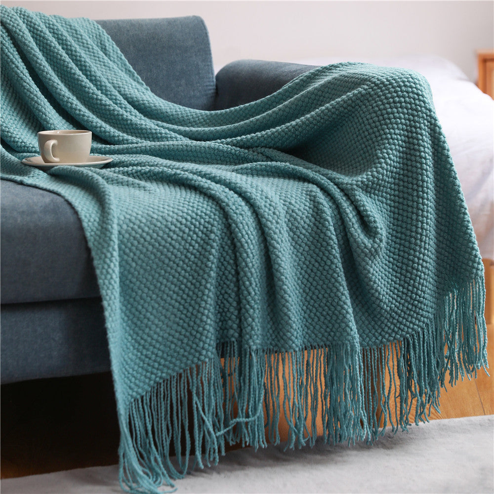 Ultra Soft Chunky Chenille Blanket