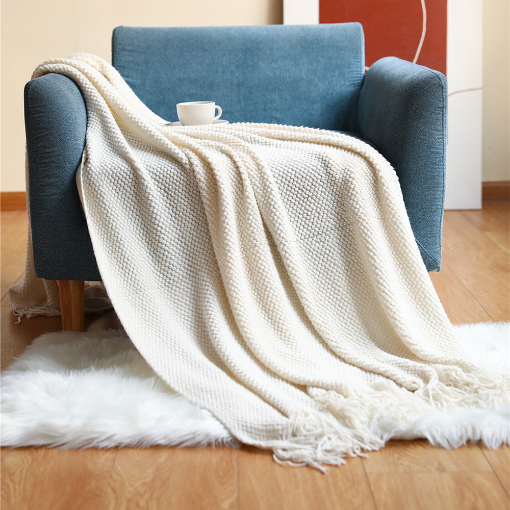 Ultra Soft Chunky Chenille Blanket
