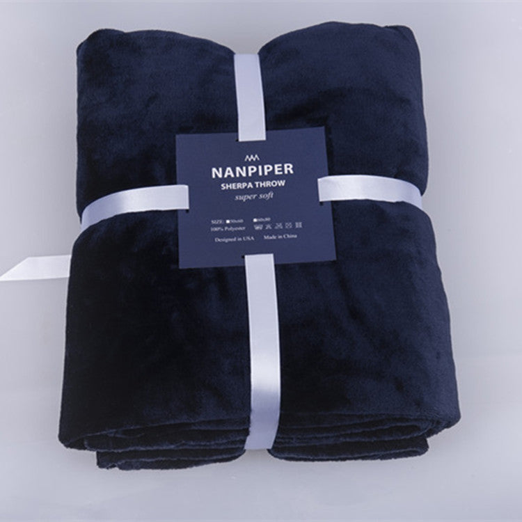 Elegant Double-sided Flannel Blanket
