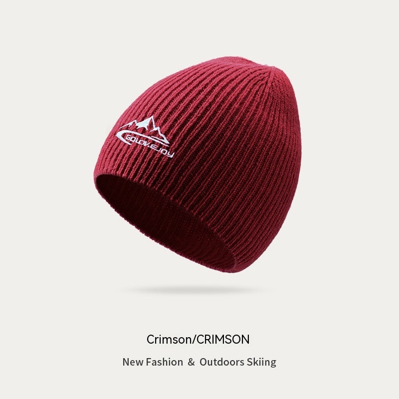 Outdoor Travel Skiing Thickened - Wool Beanie Hat
