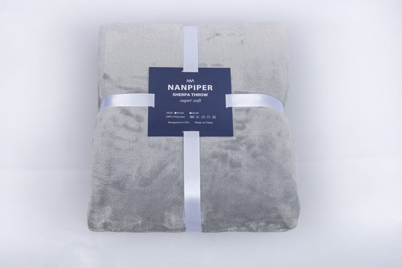Elegant Double-sided Flannel Blanket