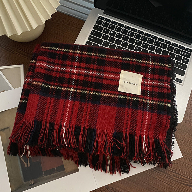 Plaid Scarf - Winter Ultra Warm