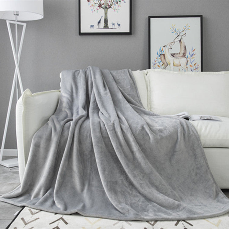 Elegant Double-sided Flannel Blanket