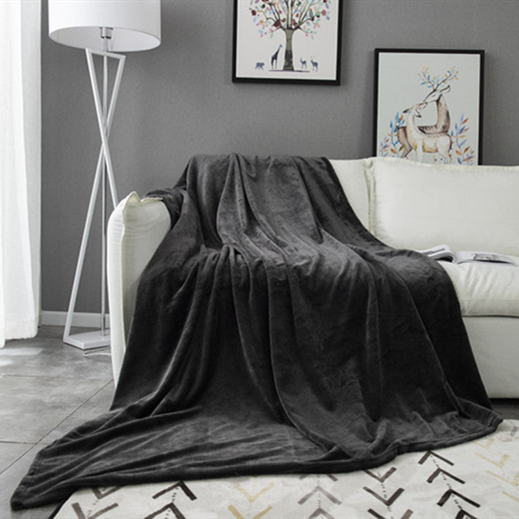 Elegant Double-sided Flannel Blanket