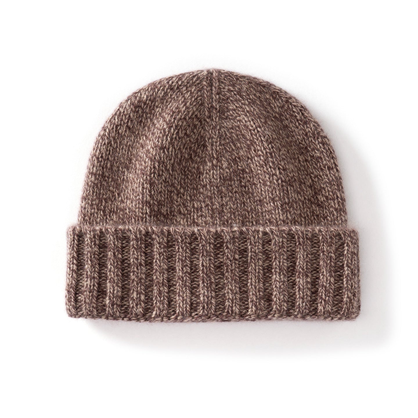Cashmere Beanie Hat -  Knitted Flanging Beanie