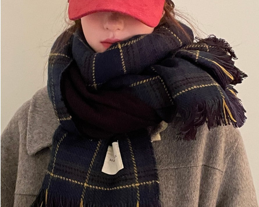 Plaid Scarf - Winter Ultra Warm