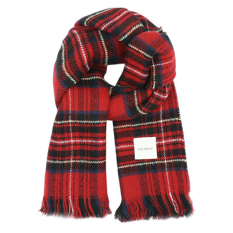 Plaid Scarf - Winter Ultra Warm