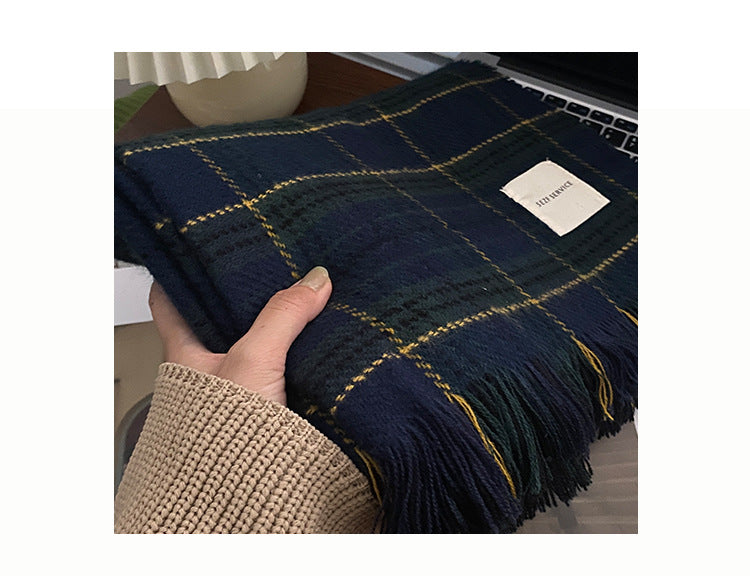 Plaid Scarf - Winter Ultra Warm
