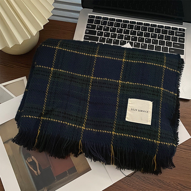 Plaid Scarf - Winter Ultra Warm