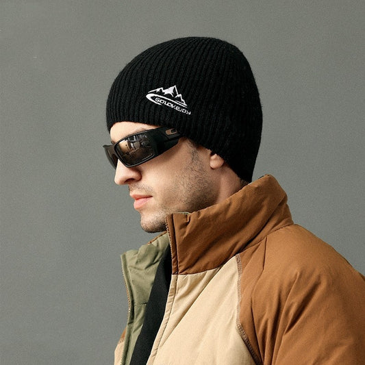Outdoor Travel Skiing Thickened - Wool Beanie Hat