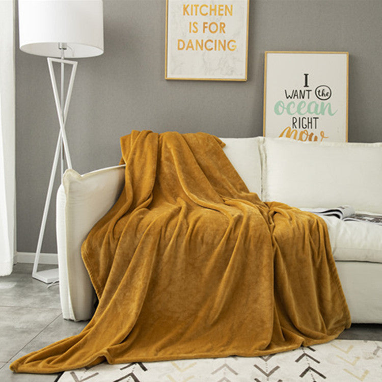 Elegant Double-sided Flannel Blanket