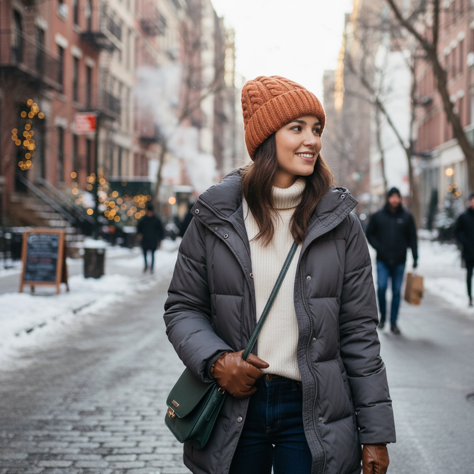 Winter Mohair - Knitted Beanie