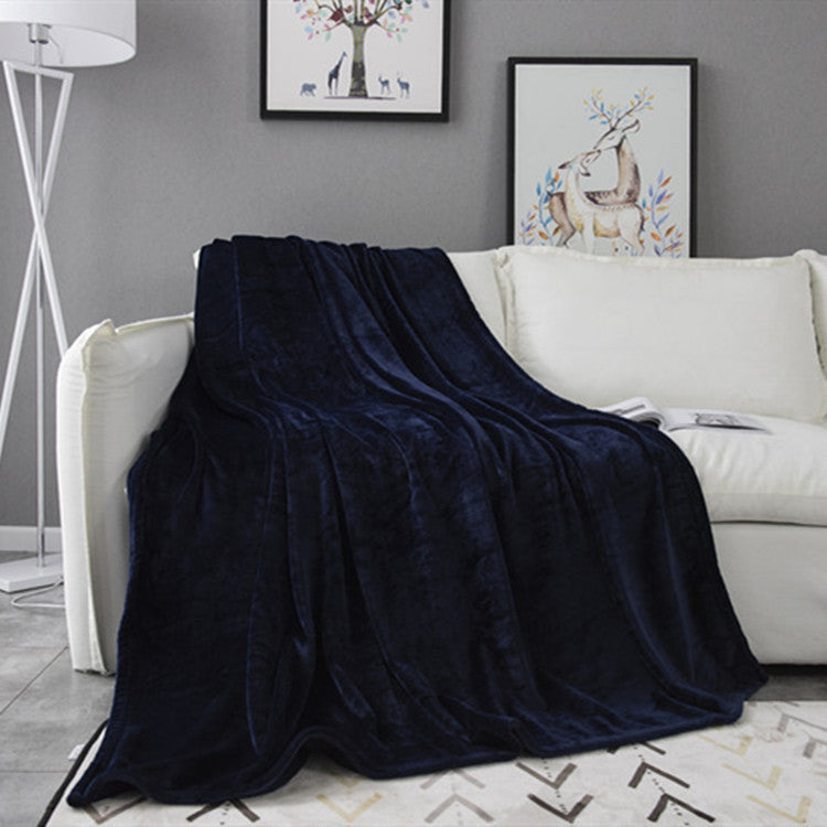 Elegant Double-sided Flannel Blanket