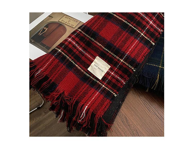 Plaid Scarf - Winter Ultra Warm
